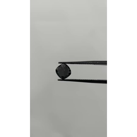 Diament o barwie fantazyjnej szlif poduszkowy brylantowy, 1.42ct, VVS2, Fancy Black, GIA 6512098181
