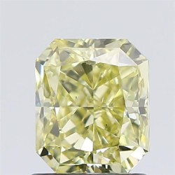Diament o barwie fantazyjnej radiant, 1.51ct, SI1, Fancy Brownish Greenish Yellow, GIA 6411797382