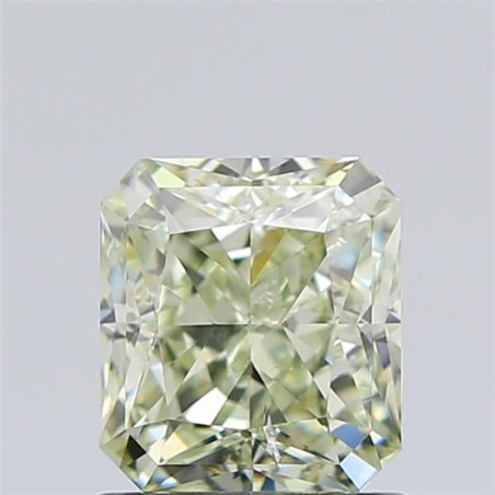 Diament o barwie fantazyjnej szlif poduszkowy modyfikowany, 1.51ct, SI2, Fancy Green Yellow, GIA 2366945134