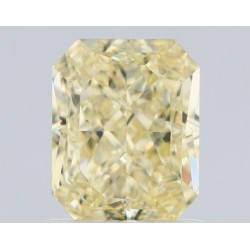 Diament o barwie fantazyjnej radiant, 1.23ct, VS2, Fancy Light Yellow, GIA 1518559932