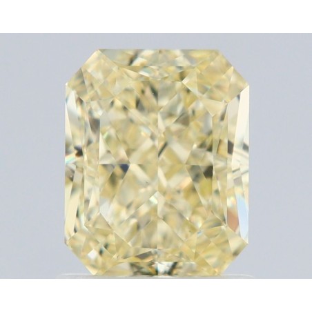 Diament o barwie fantazyjnej radiant, 1.23ct, VS2, Fancy Light Yellow, GIA 1518559932