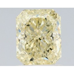 Diament o barwie fantazyjnej radiant, 1.5ct, VS1, Fancy Light Yellow, GIA 2517604770