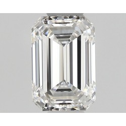 Diament szlif szmaragdowy, 0.5ct, VVS1, E, GIA 2235735650