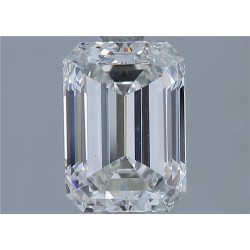 Diament szlif szmaragdowy, 2ct, VS1, G, GIA 7456978537