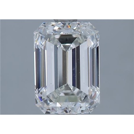 Diament szlif szmaragdowy, 2ct, VS1, G, GIA 7456978537