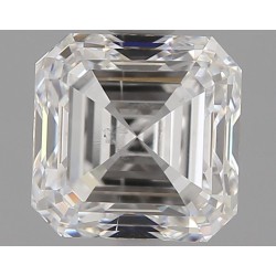 Diament szlif szmaragdowy kwadratowy, 1.5ct, SI2, E, GIA 2225854112