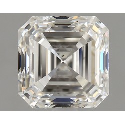 Diament szlif szmaragdowy kwadratowy, 1.5ct, SI1, H, GIA 3475829564