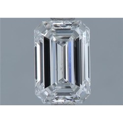 Diament szlif szmaragdowy, 1.05ct, VS2, G, GIA 2467910269