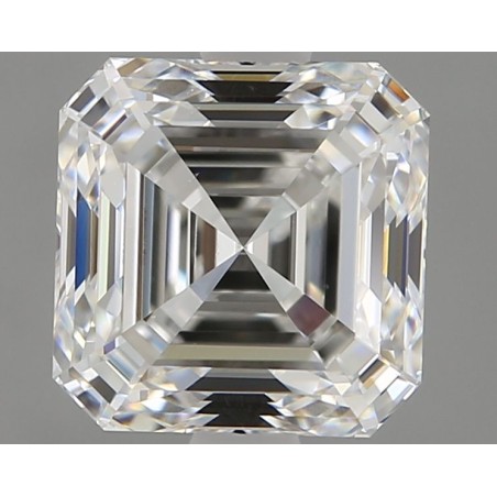 Diament szlif szmaragdowy kwadratowy, 1.9ct, VS2, G, GIA 2205919650
