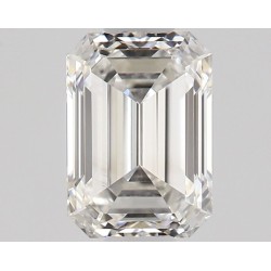 Diament szlif szmaragdowy, 0.5ct, VVS2, G, GIA 2537110321