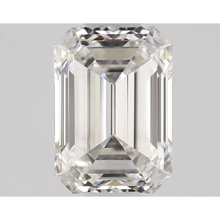 Diament szlif szmaragdowy, 0.5ct, VVS2, G, GIA 2537110321