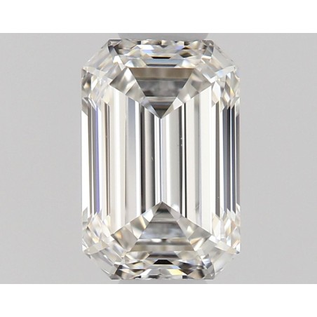 Diament szlif szmaragdowy, 0.5ct, VS2, H, GIA 2526325635