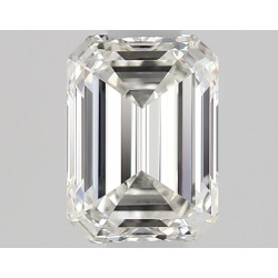 Diament szlif szmaragdowy, 0.5ct, VVS1, H, GIA 7531496083