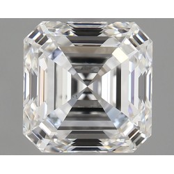 Diament szlif szmaragdowy kwadratowy, 1.8ct, VS2, E, GIA 6217381123