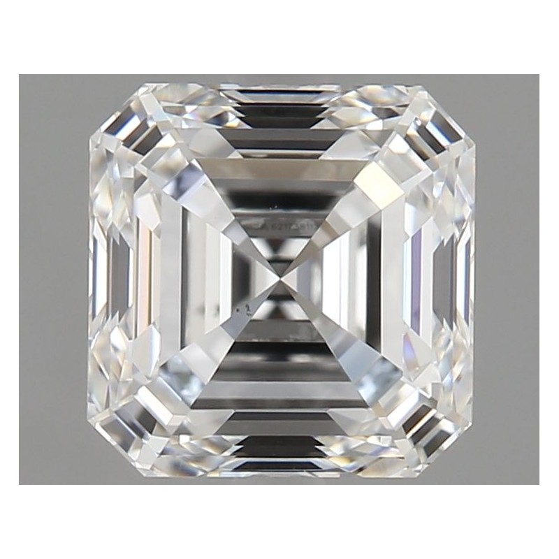 Diament szlif szmaragdowy kwadratowy, 1.8ct, VS2, E, GIA 6217381123