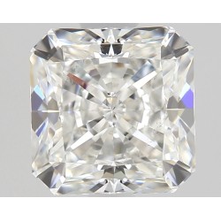 Diament szlif radiant kwadratowy, 1.37ct, VS2, F, GIA 6532708107