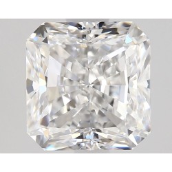 Diament szlif radiant kawadratowy, 1.5ct, VS1, D, GIA 7536550993