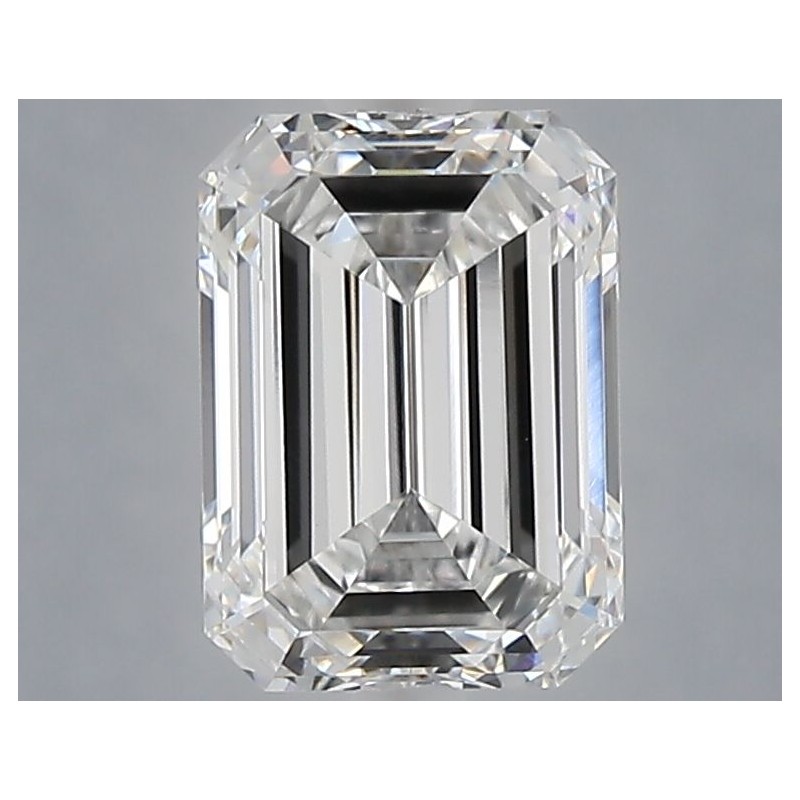 Diament laboratoryjny bezbarwny szlif szmaragdowy, 1.59ct, VVS2, D, IGI LG715516235