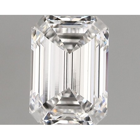 Diament laboratoryjny bezbarwny szlif szmaragdowy, 1.4ct, VVS2, E, IGI LG738526858