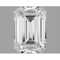 Diament laboratoryjny bezbarwny szlif szmaragdowy, 2.1ct, VVS2, E, IGI LG735569620