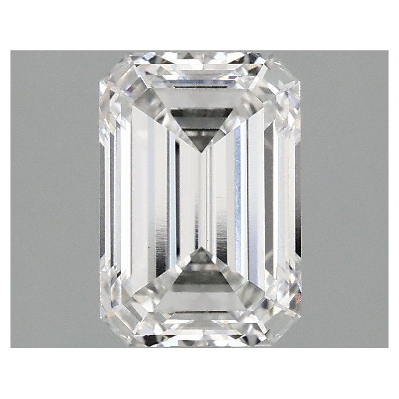 Diament laboratoryjny bezbarwny szlif szmaragdowy, 2.1ct, VVS2, E, IGI LG735569620