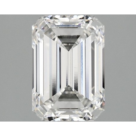 Diament laboratoryjny bezbarwny szlif szmaragdowy, 2.1ct, VVS2, E, IGI LG735569620