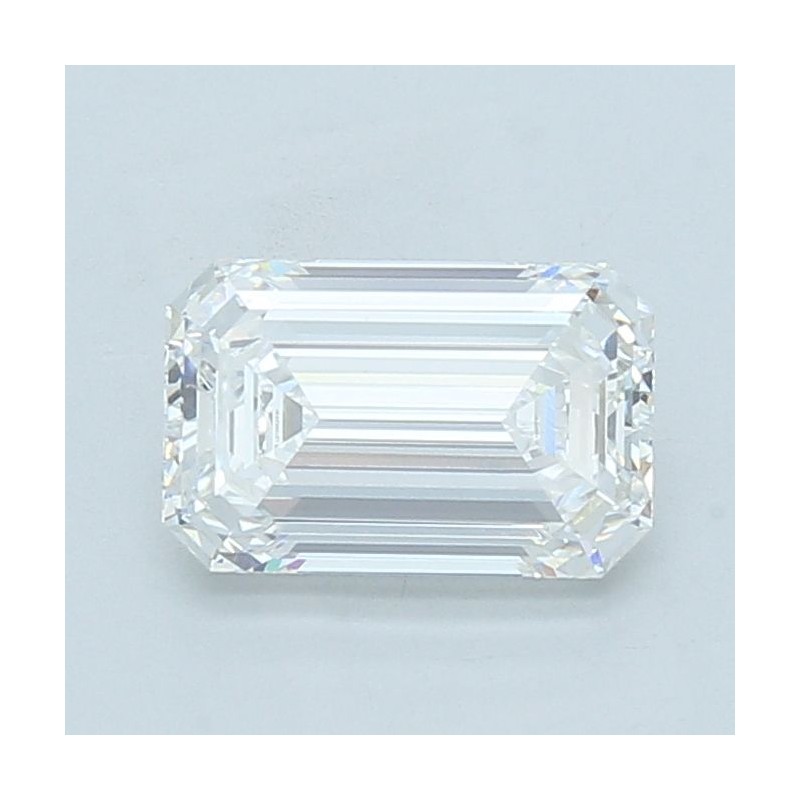 Diament laboratoryjny bezbarwny szlif szmaragdowy, 2.0ct, VVS2, E, IGI LG739525151