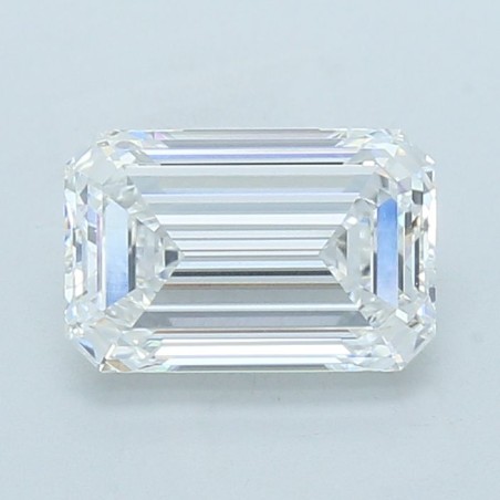 Diament laboratoryjny bezbarwny szlif szmaragdowy, 2.51ct, VVS2, E, IGI LG738501402