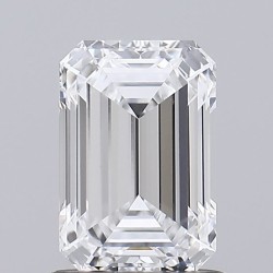 Diament laboratoryjny bezbarwny szlif szmaragdowy, 1.09ct, VVS2, D, IGI LG737547732