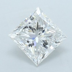 Diament laboratoryjny bezbarwny szlif princess, 2ct, VVS2, F, IGI LG741503543