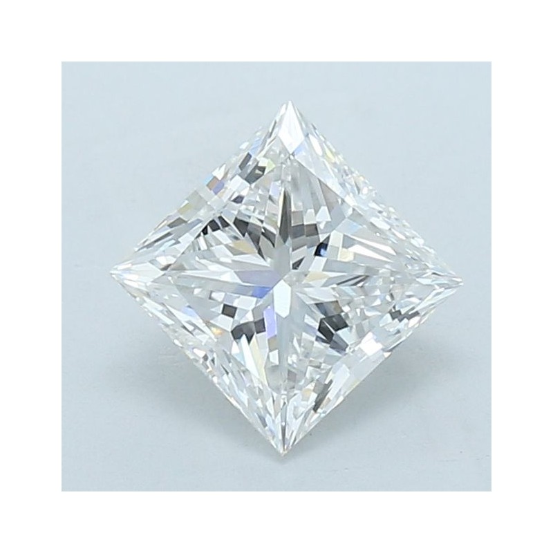 Diament laboratoryjny bezbarwny szlif princess, 2.0ct, VVS2, F, IGI LG741503543