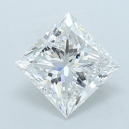 Diament laboratoryjny bezbarwny szlif princess, 2ct, VVS2, F, IGI LG741503543