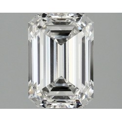 Diament laboratoryjny bezbarwny szlif szmaragdowy, 2.07ct, VVS2, E, IGI LG735580461