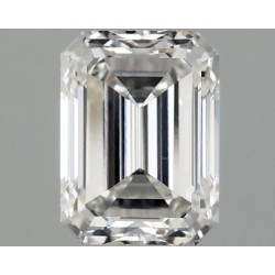 Diament laboratoryjny bezbarwny szlif szmaragdowy, 1.48ct, VVS2, F, IGI LG735578161