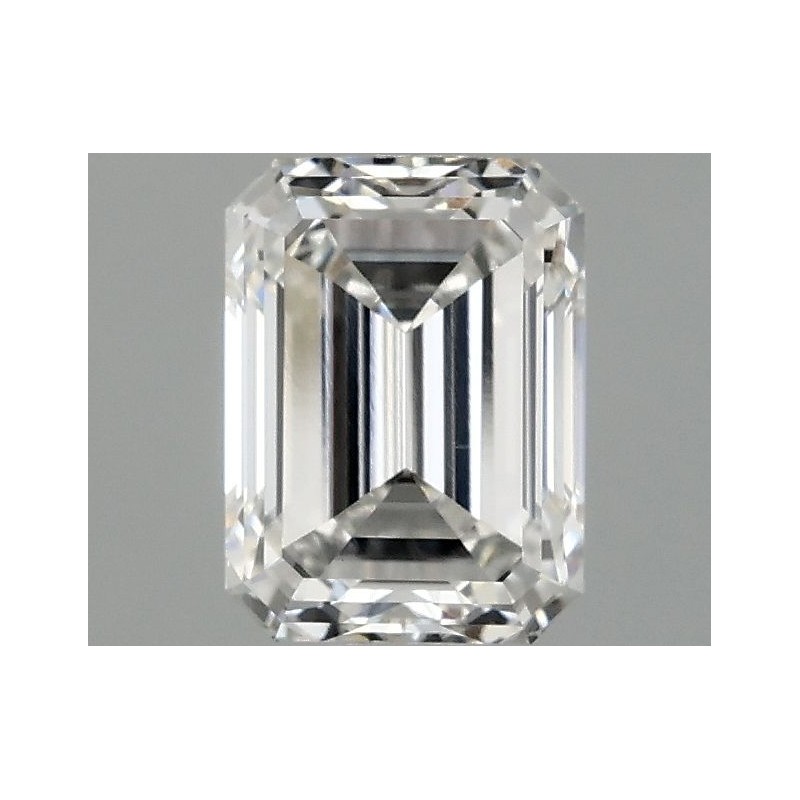 Diament laboratoryjny bezbarwny szlif szmaragdowy, 1.48ct, VVS2, F, IGI LG735578161