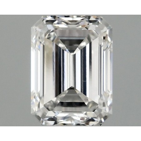 Diament laboratoryjny bezbarwny szlif szmaragdowy, 1.48ct, VVS2, F, IGI LG735578161