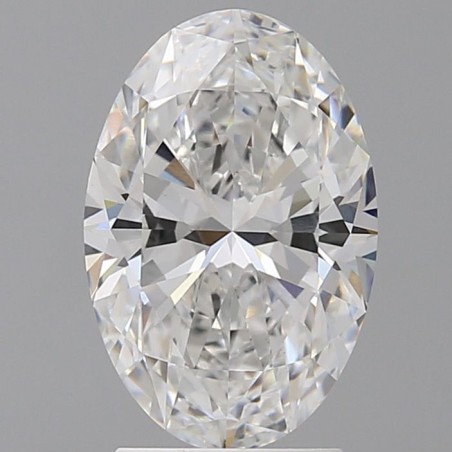 Diament laboratoryjny bezbarwny szlif owalny, 2.6ct, VVS2, E, IGI LG713525857