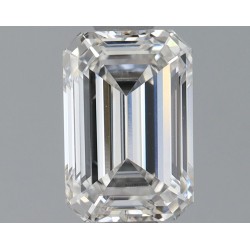 Diament laboratoryjny bezbarwny szlif szmaragdowy, 0.92ct, VVS2, F, IGI LG593383774