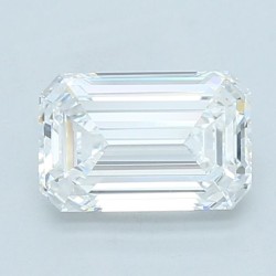 Diament laboratoryjny bezbarwny szlif szmaragdowy, 2.01ct, VVS2, D, IGI LG739588265