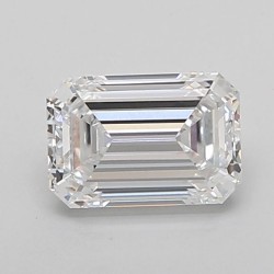Diament laboratoryjny bezbarwny szlif szmaragdowy, 1.08ct, VVS2, D, IGI LG728538402