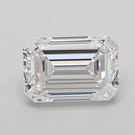 Diament laboratoryjny bezbarwny szlif szmaragdowy, 1.08ct, VVS2, D, IGI LG728538402