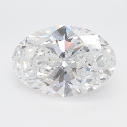 Diament laboratoryjny bezbarwny szlif owalny, 1.56ct, VVS2, D, IGI LG689566487