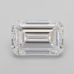 Diament laboratoryjny bezbarwny szlif szmaragdowy, 1.06ct, VVS2, D, IGI LG728540218