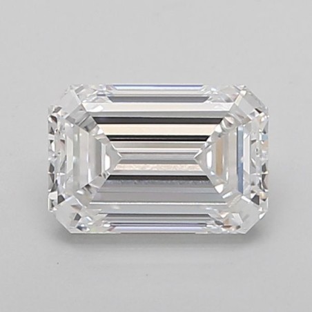 Diament laboratoryjny bezbarwny szlif szmaragdowy, 1.06ct, VVS2, D, IGI LG728540218