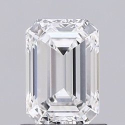 Diament laboratoryjny bezbarwny szlif szmaragdowy, 1.08ct, VVS2, E, IGI LG732582678