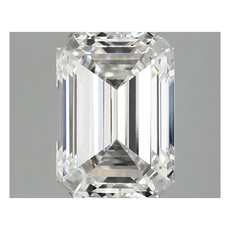 Diament laboratoryjny bezbarwny szlif szmaragdowy, 2.09ct, VVS2, E, IGI LG735578151