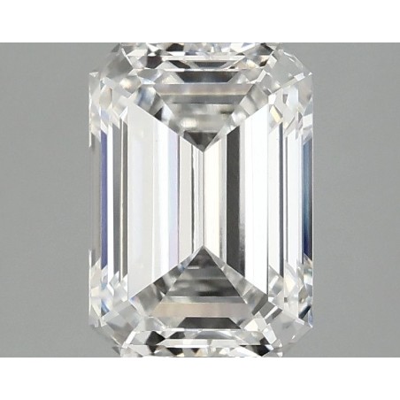 Diament laboratoryjny bezbarwny szlif szmaragdowy, 2.09ct, VVS2, E, IGI LG735578151