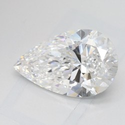 Diament laboratoryjny bezbarwny szlif gruszkowy, 1.61ct, VVS1, D, IGI LG739553879