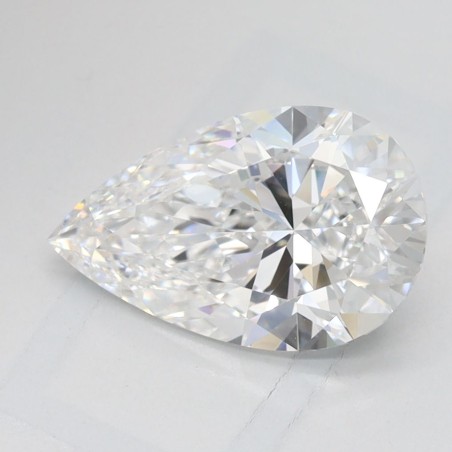 Diament laboratoryjny bezbarwny szlif gruszkowy, 1.61ct, VVS1, D, IGI LG739553879