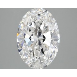 Diament laboratoryjny bezbarwny szlif owalny, 2.57ct, VVS2, D, IGI LG731534835